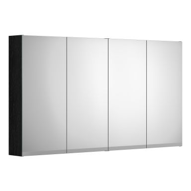Gustavsberg Artic Peilikaappi 120 cm, musta saarni