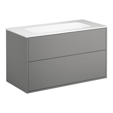 Gustavsberg Artic Kommod 100 cm, med tvättställ, 1 st bl.hål