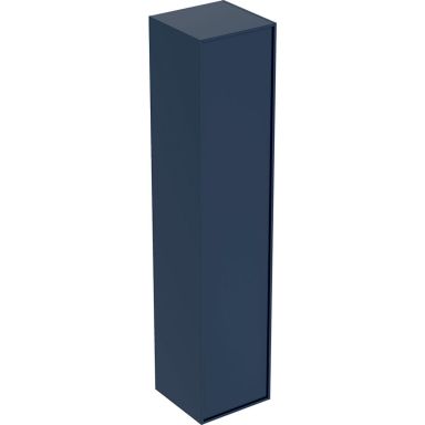 Ifö Sense Art Högskåp 1 dörr, invändig spegel, blå