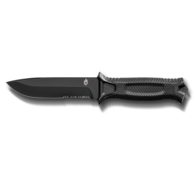 Gerber 1027840 Jagtkniv Serrated med kappe, sort boks