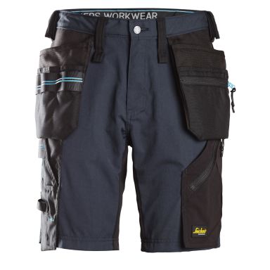 Snickers Workwear 6110 LiteWork Arbetsshorts marinblå/svart