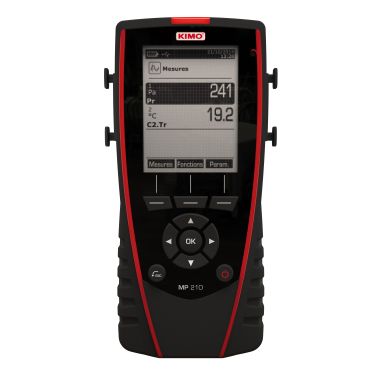 Sauermann Kimo MP210P Multifunktionsinstrument lufthastighet och flöden i kanaler