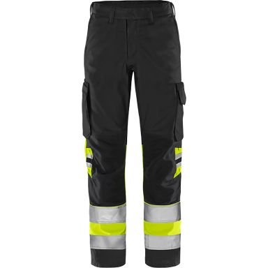 Fristads 2668 GPLU Työhousut huomioväri, keltainen/musta
