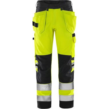 Fristads 2641 GPLU Arbeidsbukse varselgul/svart