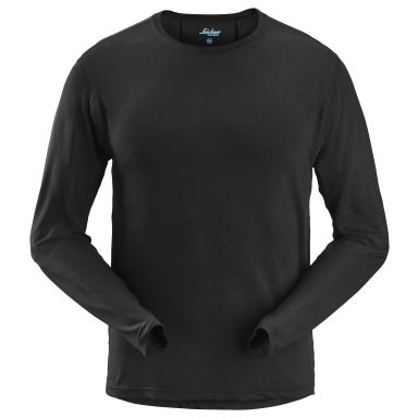 Snickers Workwear 2411 LiteWork T-shirt långärmad, svart