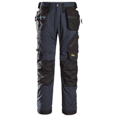 Snickers Workwear 6210 LiteWork Työhousut laivastonsininen/musta, stretch