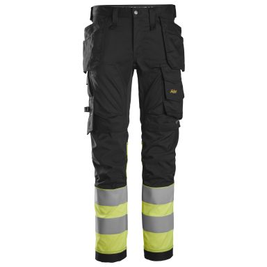 Snickers Workwear 6234 Arbetsbyxa svart/Hi-Vis gul