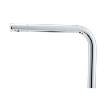 Mora 209506.0011AE Utloppspip svängbar, krom/svart