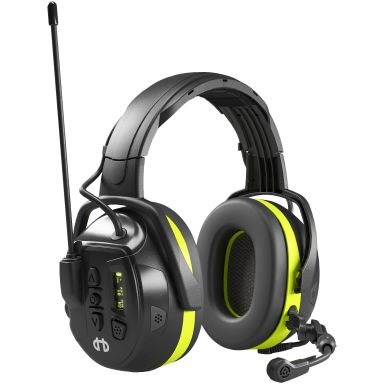 Hellberg Local 446 Hörselskydd med komradio, medhörning & hjässbygel
