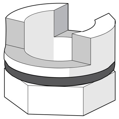 Oras 159667/10 Rørbarriere 0–60°