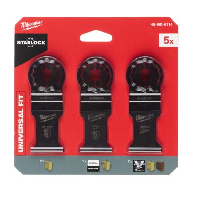 Milwaukee 48906114 Sagbladsett 5 deler