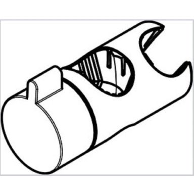 Hansgrohe 92366000 Käsisuihkun pidike Ø22 mm, kromattu