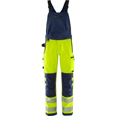 Fristads 1031 GSTP Työhousut huomioväri ja heijastinosat, neonkeltainen/tummansininen