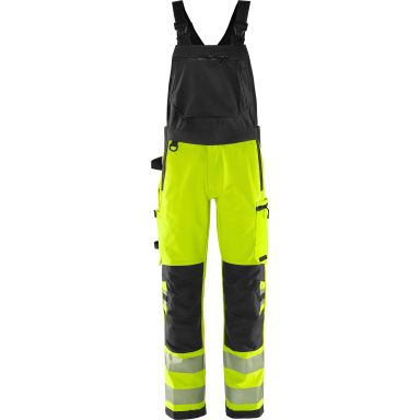 Fristads 1031 GSTP Hängselbyxa varsel, gul/svart