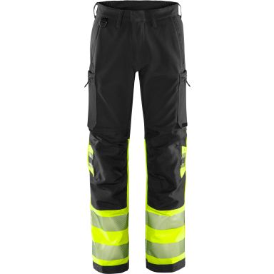 Fristads 2647 GSTP Arbetsbyxa varsel, gul/svart