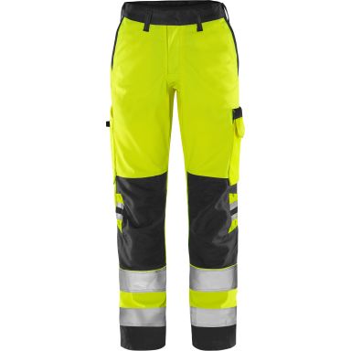 Fristads 2642 GPLU Työhousut neonkeltainen/musta