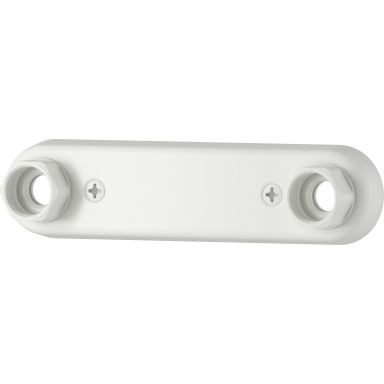 FM Mattsson S600030.22 Blandarfäste Oval, mattvit