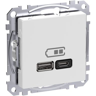 Schneider Electric Exxact WDE002983 USB-latausliitäntä 2 lähtöä, A+C