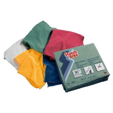 3M Scotch-Brite High Performance 2010 Mikrokuituliina 360 mm x 360 mm, keltainen