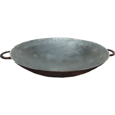 Ecta Wok Pan Wokpanna 3 mm kolstål