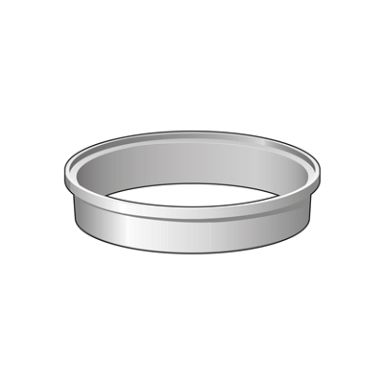 Gustavsberg Rörsystem 7130370 Förhöjningsring 225x43 mm, gjutjärn