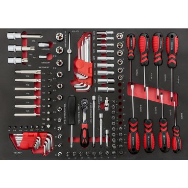 PELA 497999 Torx- ja ruuvitalttasarja 117-osainen