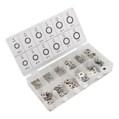 PELA 508687 Bricksats rostfria, 350 delar