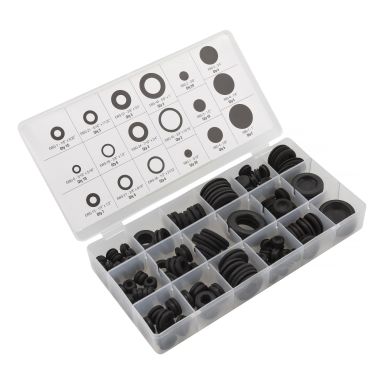 PELA 508689 Verktygssats gummigenomföringsats, 125 delar