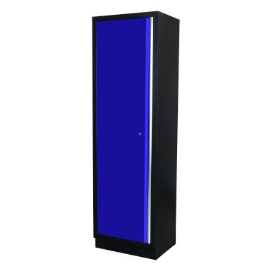 PELA 519760 Høyskap 600x458x2000 mm, blå/svart