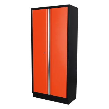 PELA 531977 Högskåp 915x458x2000 mm, orange/svart