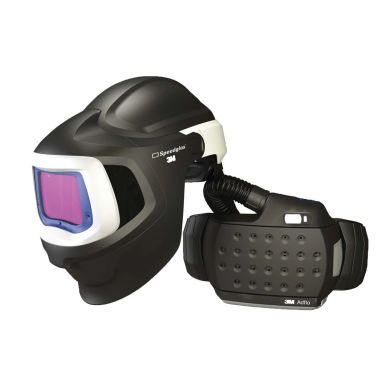 3M Speedglas 9100MP Hitsausmaski Adflo™ -sarjan hengityssuodatinjärjestelmä ja 3M Speedglas™ 9100 MP -hitsausmaski