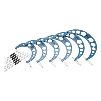 Dasqua 509499 Mikrometersett 150-300 mm, 6 deler