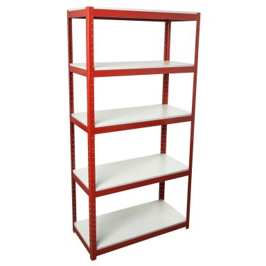 PELA 493976 Hylle i metall, 500 kg, 5 etasjer