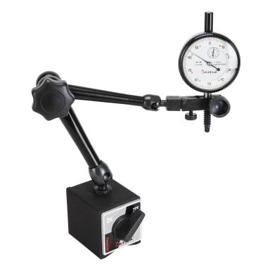 Dasqua 505508 Indikatorklocka 0-10 mm, 80 kg, med stativ