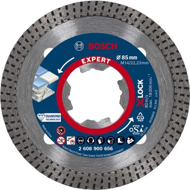 Bosch Expert Hardceramic Diamantskæreskive med X-LOCK. Ø 85 mm