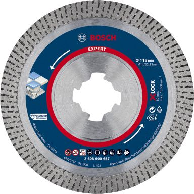 Bosch Expert Hardceramic Diamantkappeskive med X-LOCK. Ø 115 mm