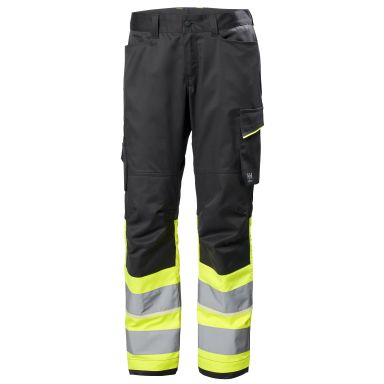 Helly Hansen Workwear UC-ME 77513_369 Arbeidsbukse varsel, svart/gul