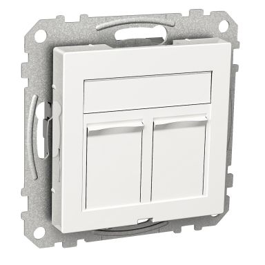 Schneider Electric Actassi WDE002434 Midtplate 2 koblinger