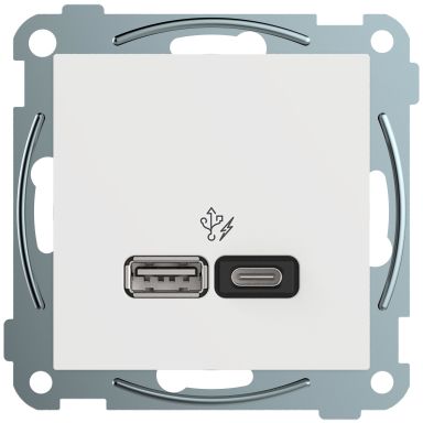 Elko EKO30196 RS Ladeuttak 2 x USB, 1.5 A, 3 A