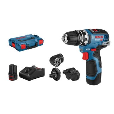 Bosch GSR 12V-35 FC Bore-/skruemaskine med batteri og oplader