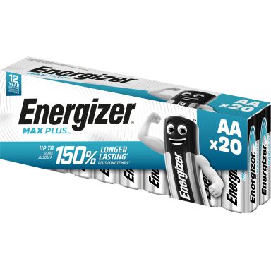 Energizer Max Plus Alkaliparisto AA, 1,5 V, 20 kpl