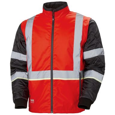 Helly Hansen Workwear UC-ME 73185_169 Vinterjacka varsel, röd/svart