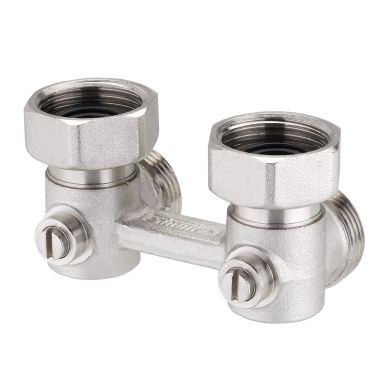 Purmo FDIF60040ABX00SE0 Avstängningsventil C/C 40, vinkel