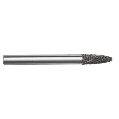 PELA 76507 Hardmetallfil roterende, rundbueformet