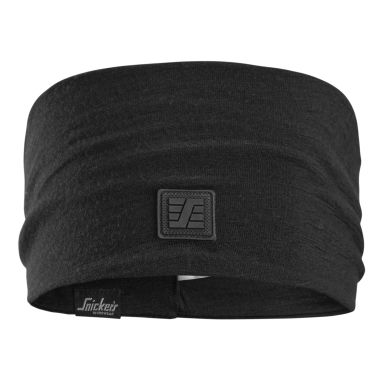 Snickers Workwear 9019 Pannband svart, merinoull