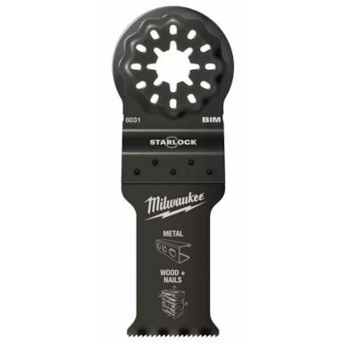 Milwaukee 48906531 Instickssågblad 28 x 47 mm, Starlock, 50-pack
