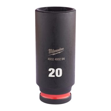 Milwaukee 4932480294 Krafthylsa 3/8", SHOCKWAVE, djup