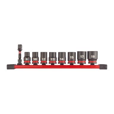 Milwaukee 4932480454 Krafthylssats 3/8&quot, standard, 9 delar
