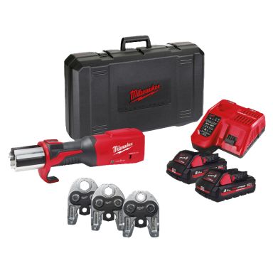 Milwaukee M18 ONEBLHPT-302C GM-SET Pressmaskine med batteri og oplader, 15-22-28