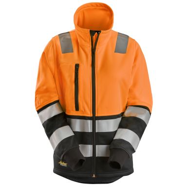 Snickers Workwear 8073 Vetoketjutakki huomioväri, oranssi